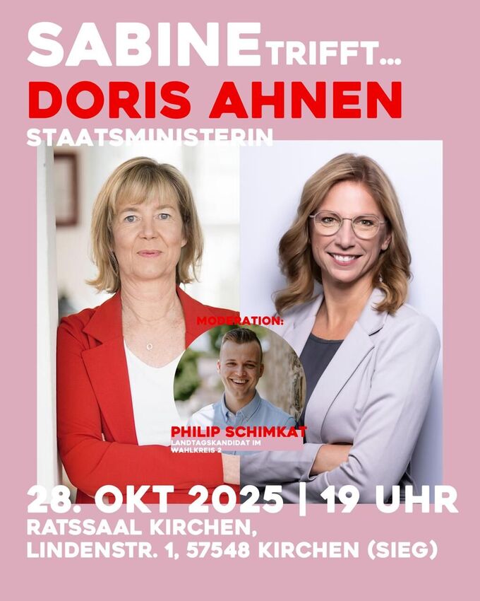 Freundliche Erinnerung! Einladung zur Informationsveranstaltung mit Doris Ahnen, Staatsministerin „Die Zukunft des Bauens und Wohnens“